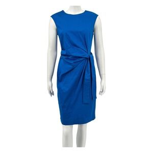 Ann Taylor Blue Sleeveless Dress